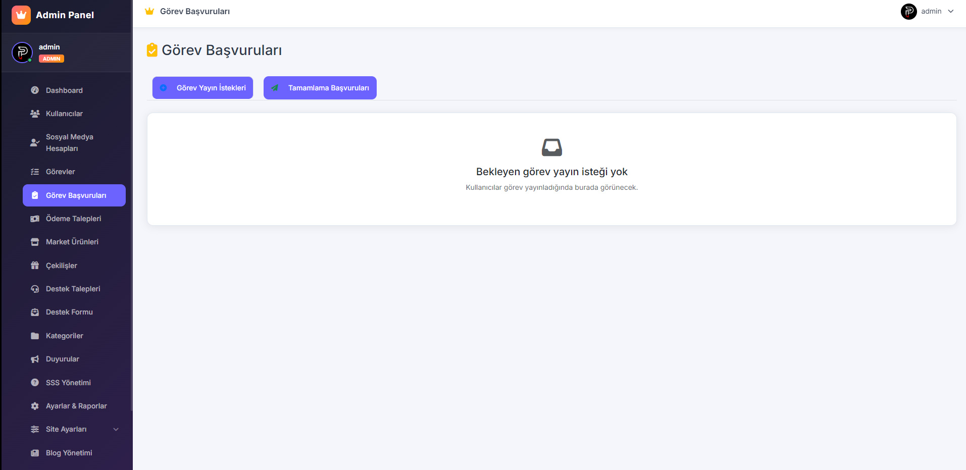 Dashboard Önizleme 3