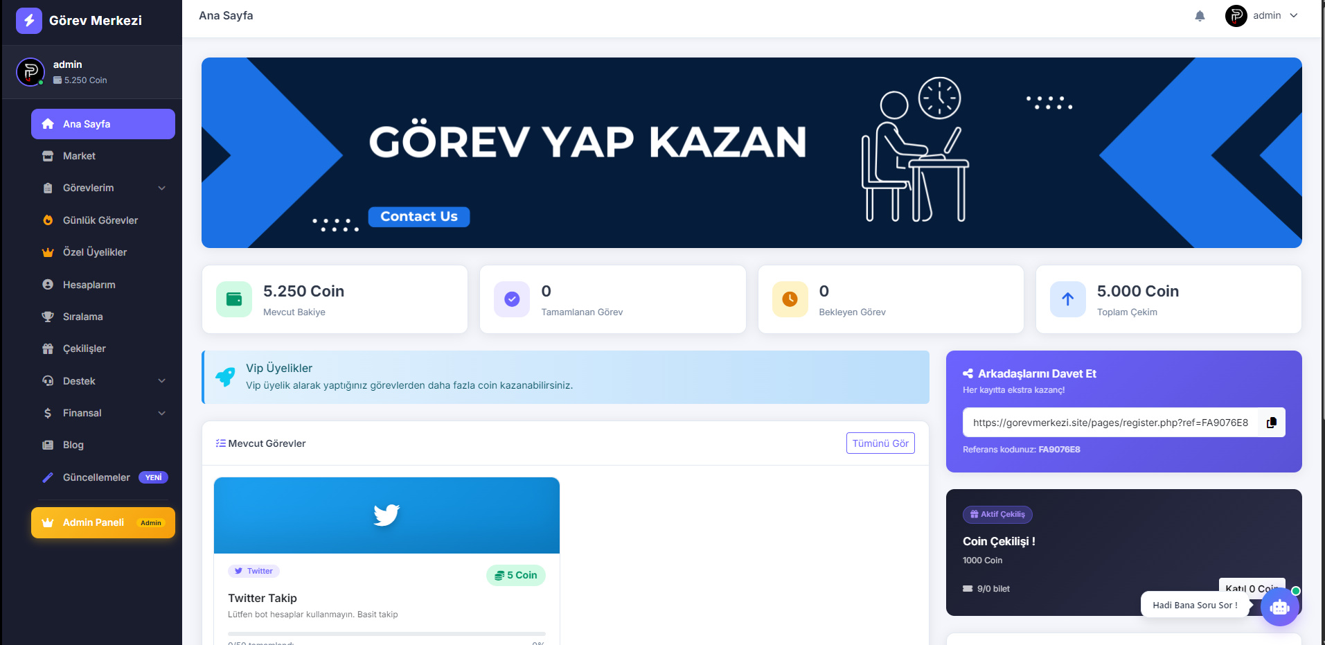 GÖREV YAP KAZAN YAZILIMI Önizleme 2