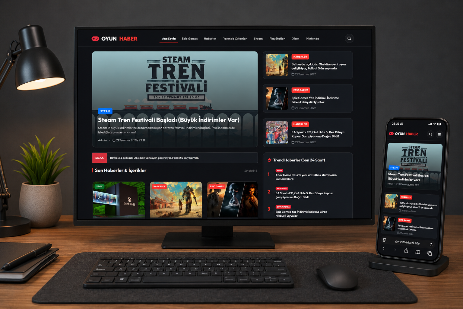OYUN HABER BLOG YAZILIMI